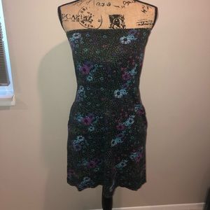 Strapless beach cover up